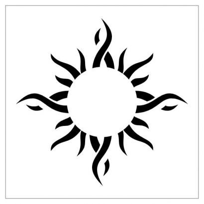 Tribal Sun Tattoos Pic